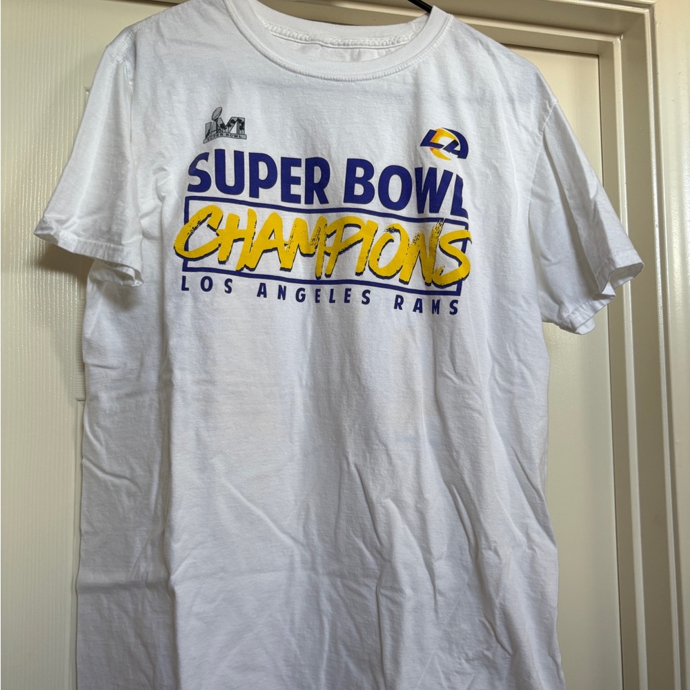 Super Bowl Champions White T-Shirt
